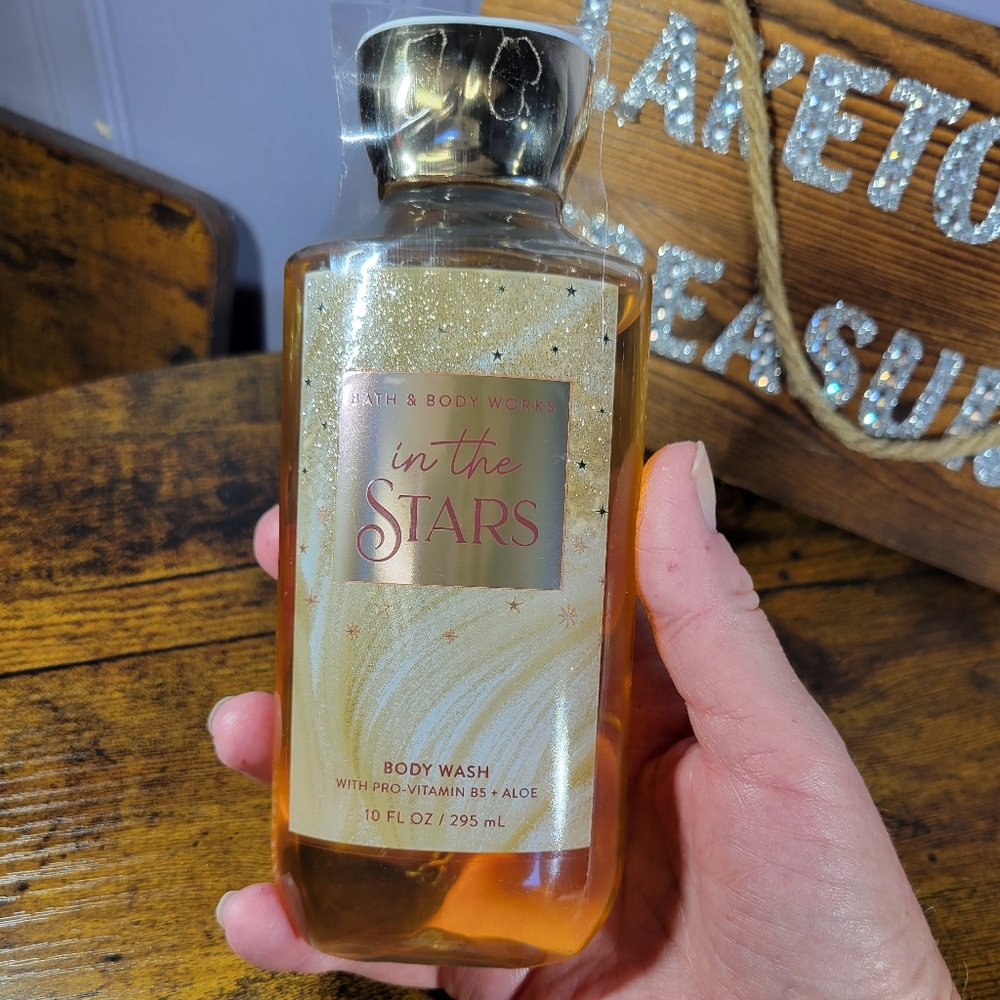 Bath & Body Works In The Stars Body Wash - Gold and Silver - Picture 2 of 6